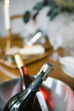 Wine & Barware^Dorre Bourdeaux wine- and champagne stopper, Stainless steel Silver-coloured