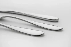 Tea & Coffee Spoons^Robert Welch Bourton Bright latté spoon 4 pieces, Stainless steel Silver-coloured