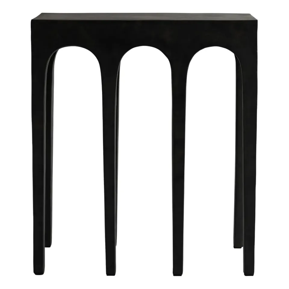 Side Tables^101 Copenhagen Bow Console table 70.5x80 cm, Coffee Brown