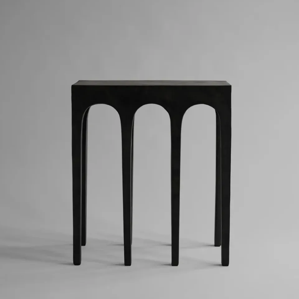 Side Tables^101 Copenhagen Bow Console table 70.5x80 cm, Coffee Brown