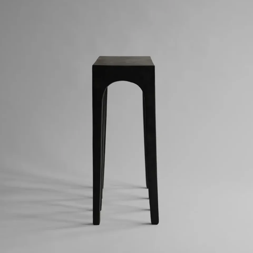 Side Tables^101 Copenhagen Bow Console table 70.5x80 cm, Coffee Brown