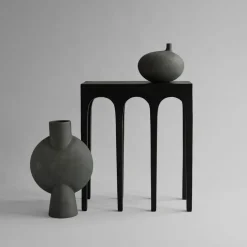 Side Tables^101 Copenhagen Bow Console table 70.5x80 cm, Coffee Brown