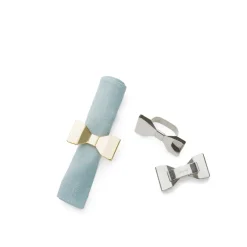 Online KLONG Bowie napkin ring 2-pack, Stainless steel Silver-coloured