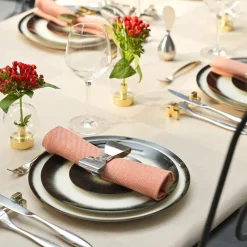 Online KLONG Bowie napkin ring 2-pack, Stainless steel Silver-coloured