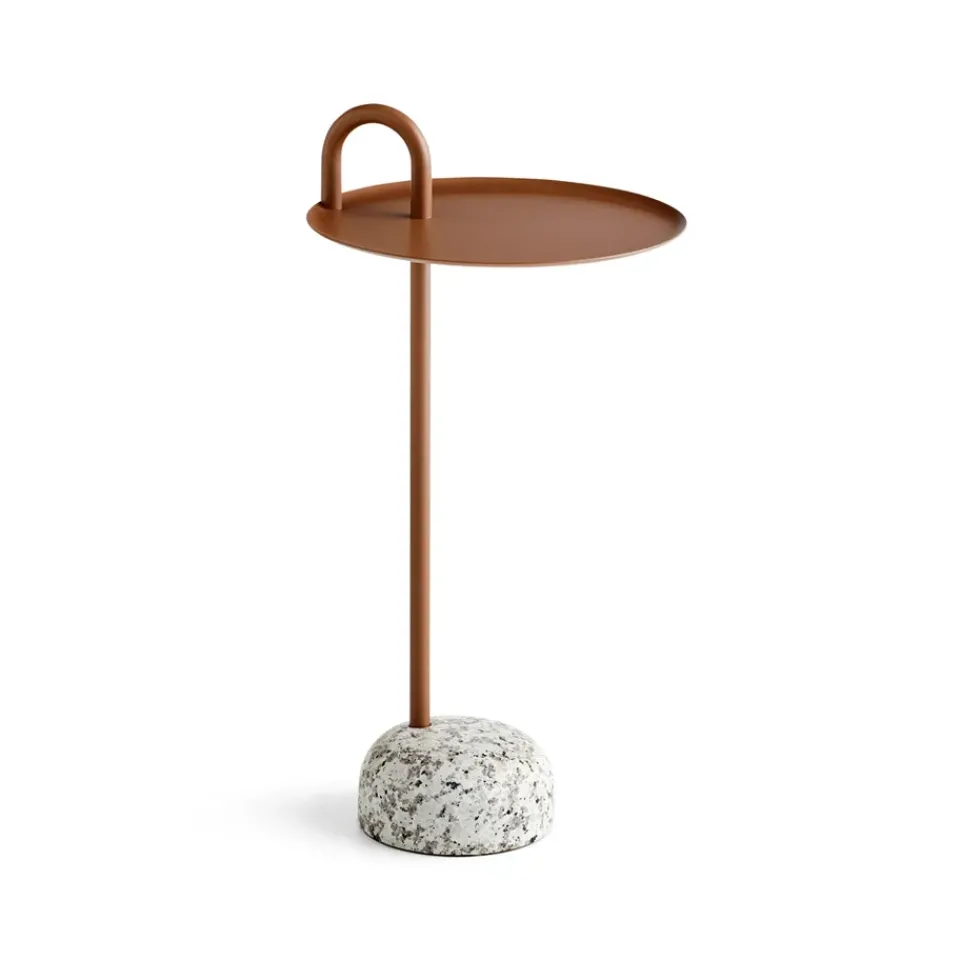 Side Tables^HAY Bowler side table, Pale -granite Brown