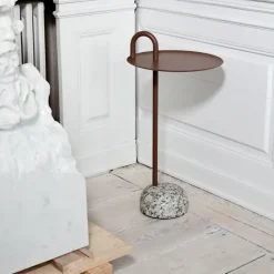 Side Tables^HAY Bowler side table, Pale -granite Brown