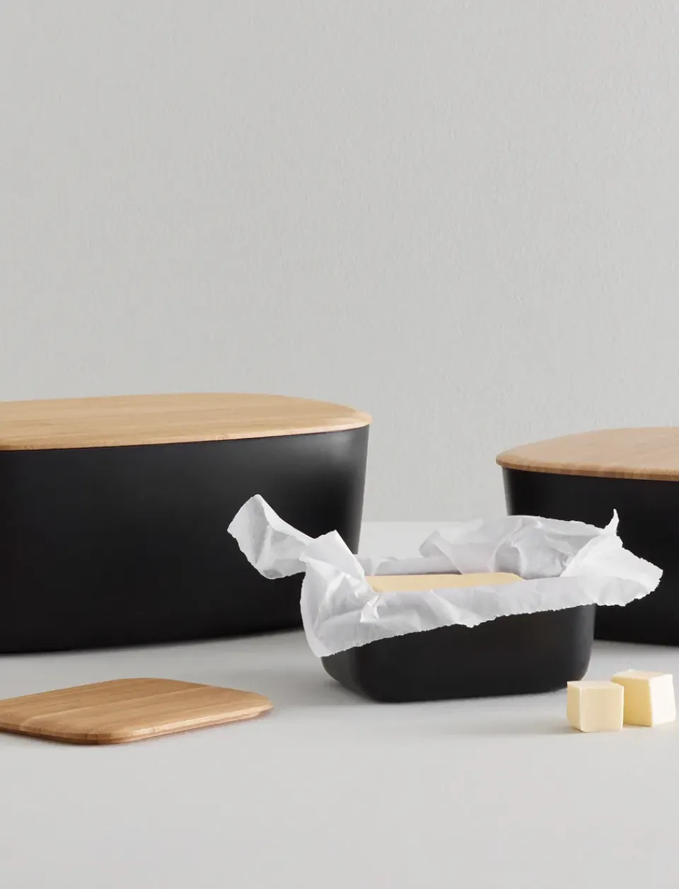 Bread Bins^RIG-TIG BOX-IT bread box 23x23 cm, Black