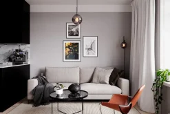 Sale By Rydéns Boyle floor lamp 163.5 cm, Smoky Gray Grey