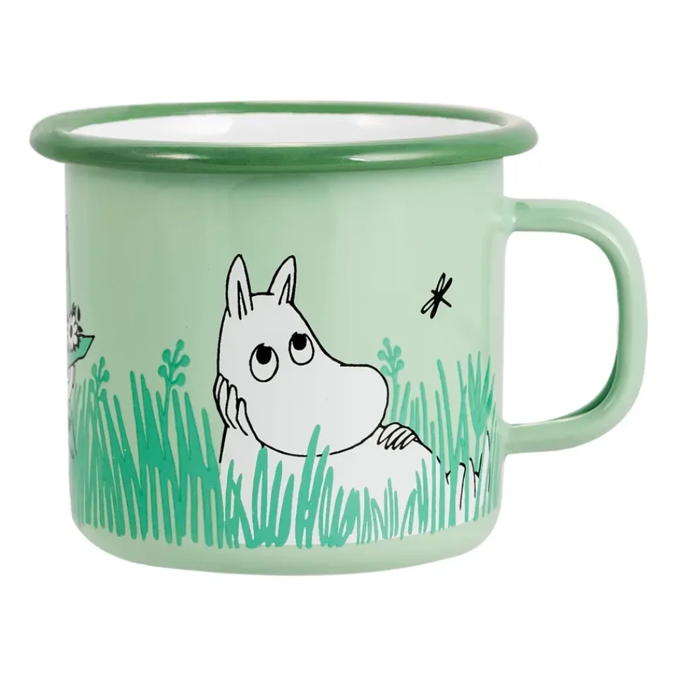 Discount Muurla Boys enamel mug 25 cl, Green