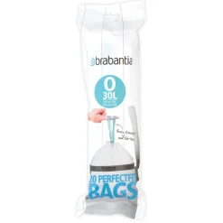 Outlet Brabantia bin liners, 30 liter White