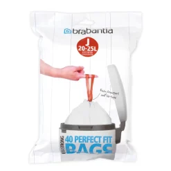 Other Washing & Cleaning Accessories^Brabantia bin liners, 23 liter Bo only White
