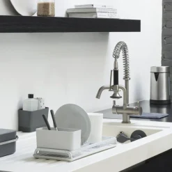 New Brabantia dish rack compact, light Grey