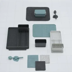 Dish Drainers^Brabantia dish rack, dark Grey