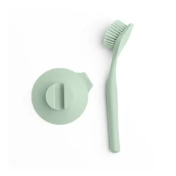 Sale Brabantia dishbrush with suction cup, Jade Green