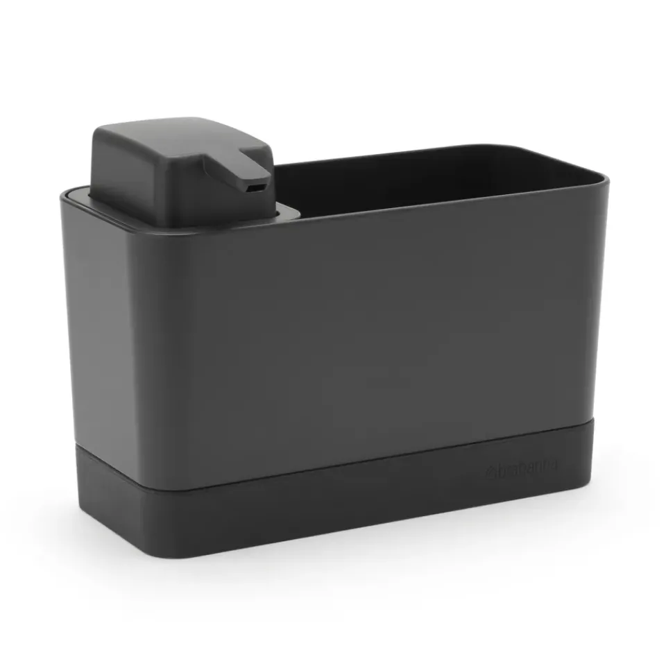 Brabantia kitchen sink organizer with soap dispenser, dark Grey
