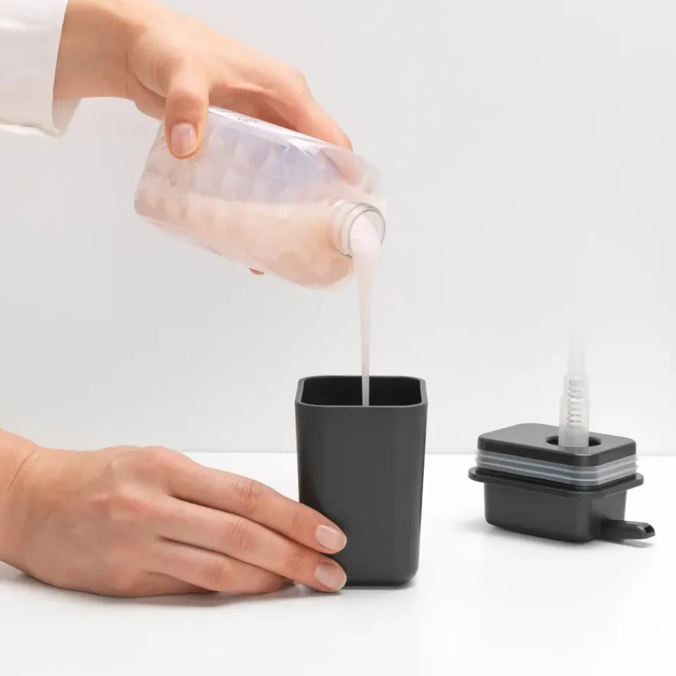 Brabantia kitchen sink organizer with soap dispenser, dark Grey