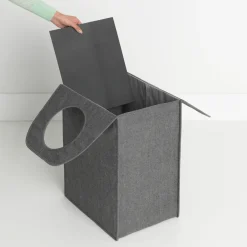 Online Brabantia laundry bag fabric rectangular 55 liters, dark Grey