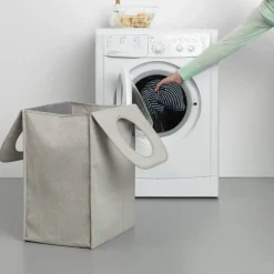 Hot Brabantia laundry bag fabric rectangular 55 liters, light Grey