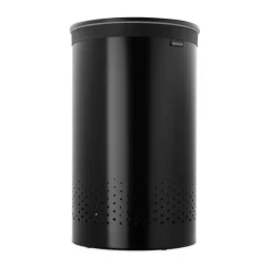 Brabantia laundry basket plastic lid 60 L, Matte Black