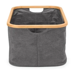 New Brabantia laundry basket foldable 40 L, Pepper Black