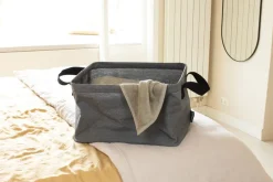 Best Brabantia laundry basket foldable 35 L, Pepper Black