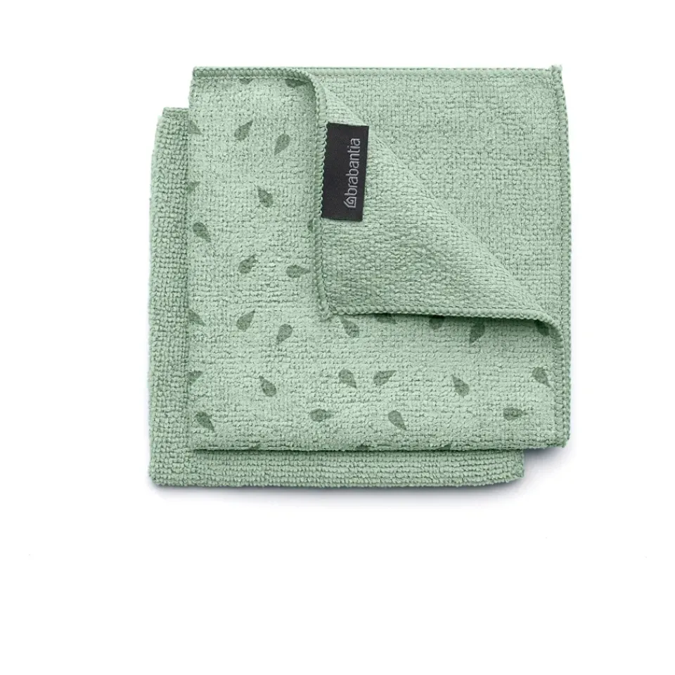 Dishcloths & Brushes^Brabantia microfiber cloth 2-pack, Jade Green