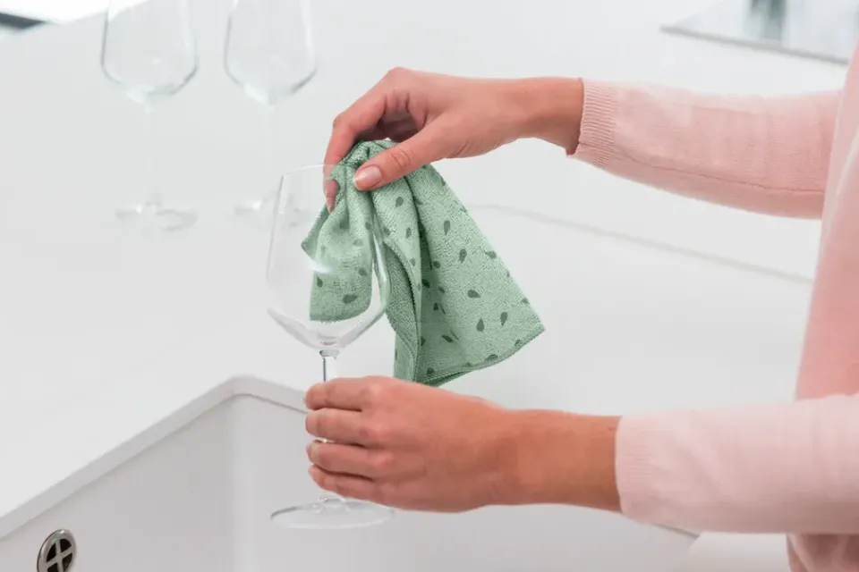 Dishcloths & Brushes^Brabantia microfiber cloth 2-pack, Jade Green