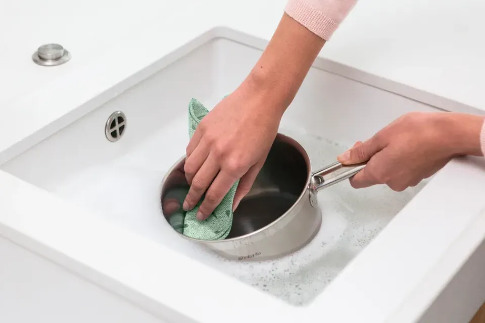 Dishcloths & Brushes^Brabantia microfiber cloth 2-pack, Jade Green
