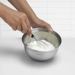 Mixing Bowls^Brabantia mixing bowl, black 1 l Silver-colouredBlack
