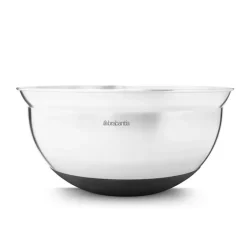 New Brabantia mixing bowl, black 3 l Silver-colouredBlack