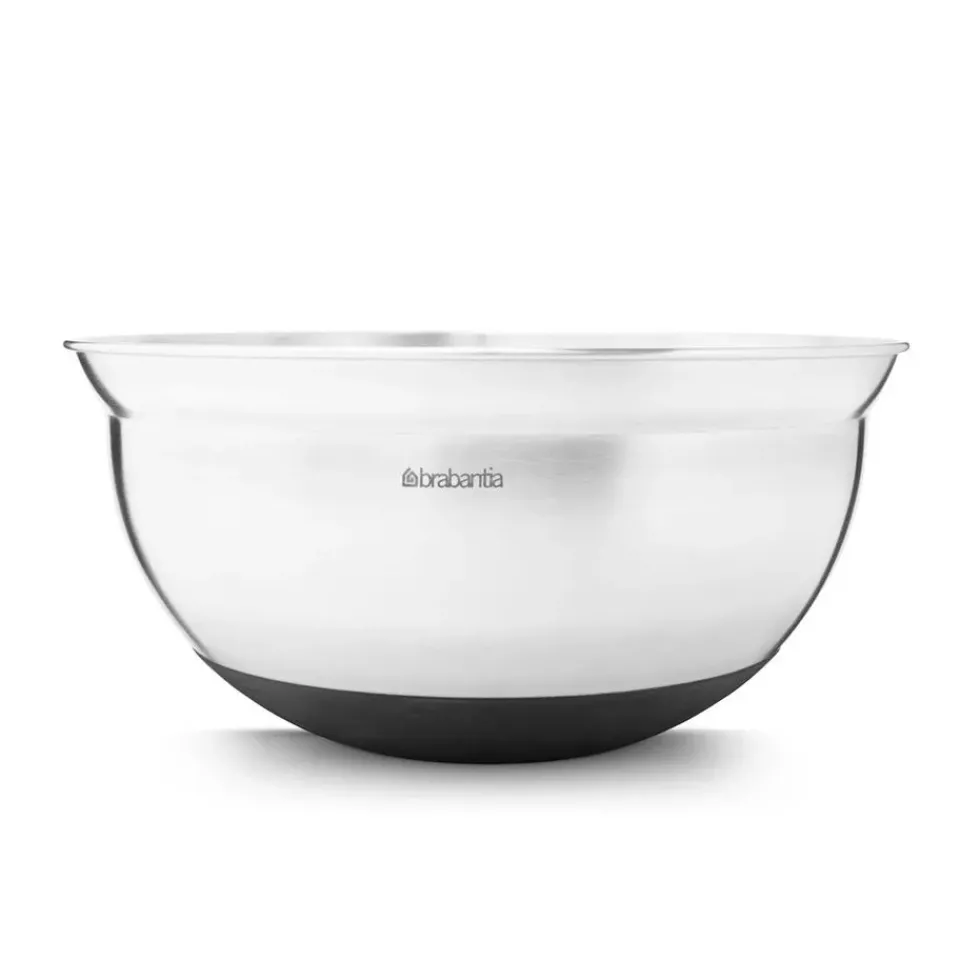 New Brabantia mixing bowl, black 3 l Silver-colouredBlack