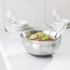 New Brabantia mixing bowl, black 3 l Silver-colouredBlack