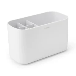Toothbrush Holders^Brabantia ReNew sink organizer, White