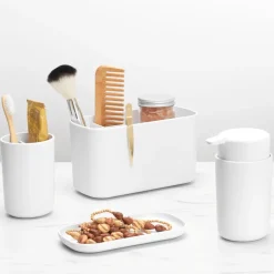Clearance Brabantia ReNew sink organizer 3 pieces, White