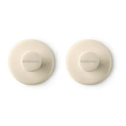 Towel Rails & Holders^Brabantia ReNew towel hangers 2 pcs, Soft Beige