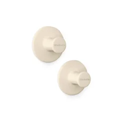 Towel Rails & Holders^Brabantia ReNew towel hangers 2 pcs, Soft Beige