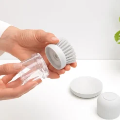 Dishcloths & Brushes^Brabantia replacement dish brush head, light Grey