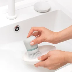 Dishcloths & Brushes^Brabantia replacement dish brush head, light Grey