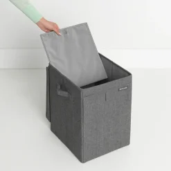 Laundry Baskets^Brabantia stackable laundry basket 35 l., dark Grey