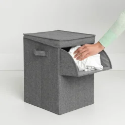 Laundry Baskets^Brabantia stackable laundry basket 35 l., dark Grey