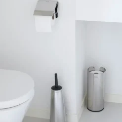 Toilet Roll Holders^Brabantia toilet paper holder 3 rolls, brilliant steel Silver-coloured