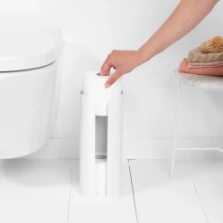 Discount Brabantia toilet paper holder 3 rolls, White