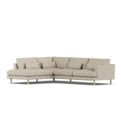 Online 1898 Bredhult sofa, Bern 0341-white-oiled oak, 3-seater A2 Beige
