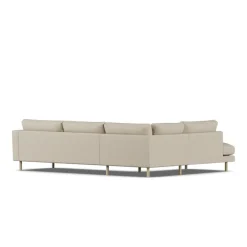 Online 1898 Bredhult sofa, Bern 0341-white-oiled oak, 3-seater A2 Beige