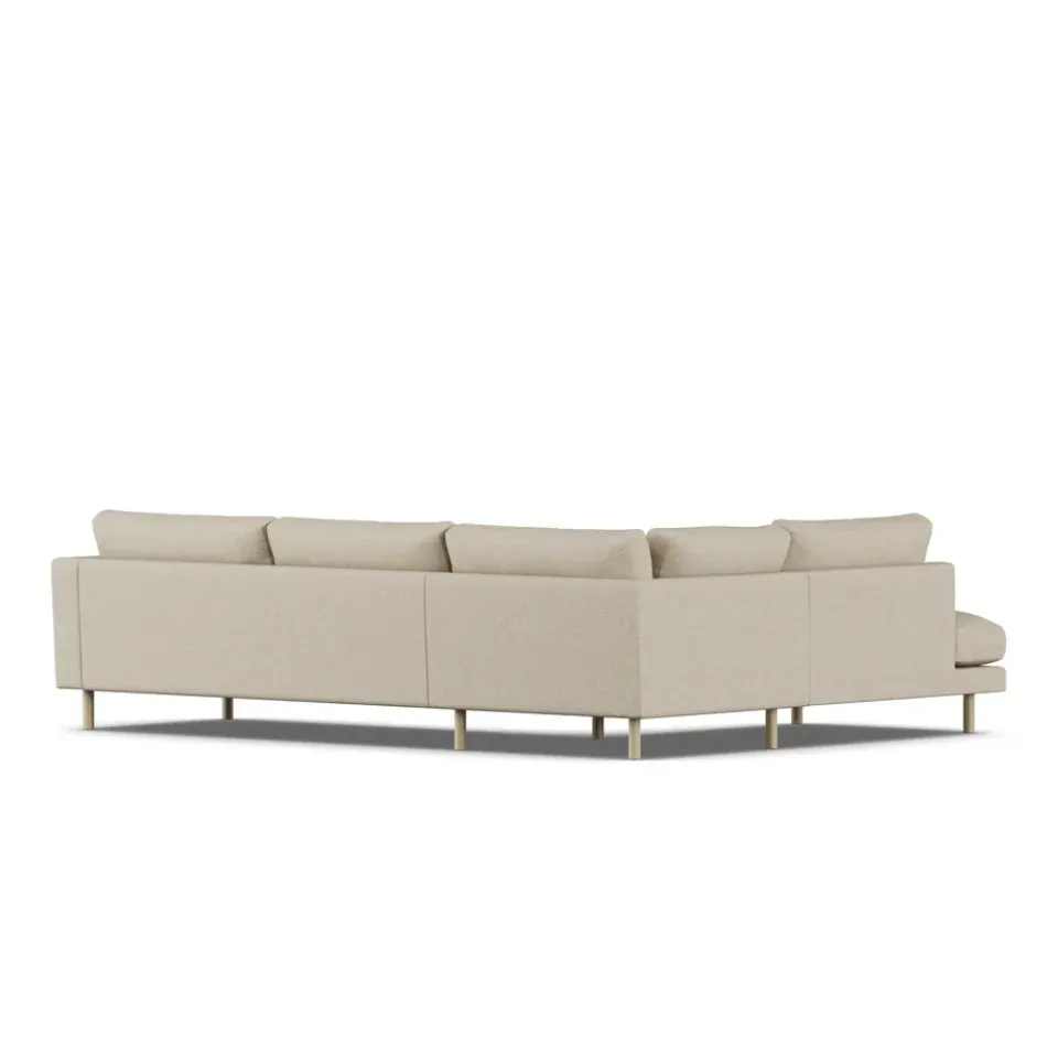 Online 1898 Bredhult sofa, Bern 0341-white-oiled oak, 3-seater A2 Beige
