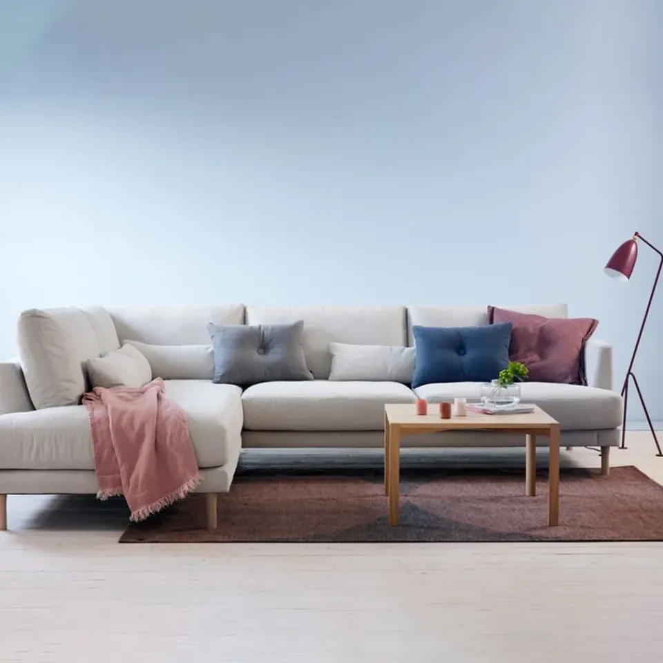 Online 1898 Bredhult sofa, Bern 0341-white-oiled oak, 3-seater A2 Beige