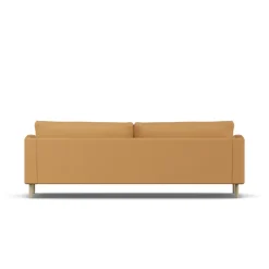 Online 1898 Bredhult sofa, Jump Honey 1959-white-oiled oak, 3-seater Yellow
