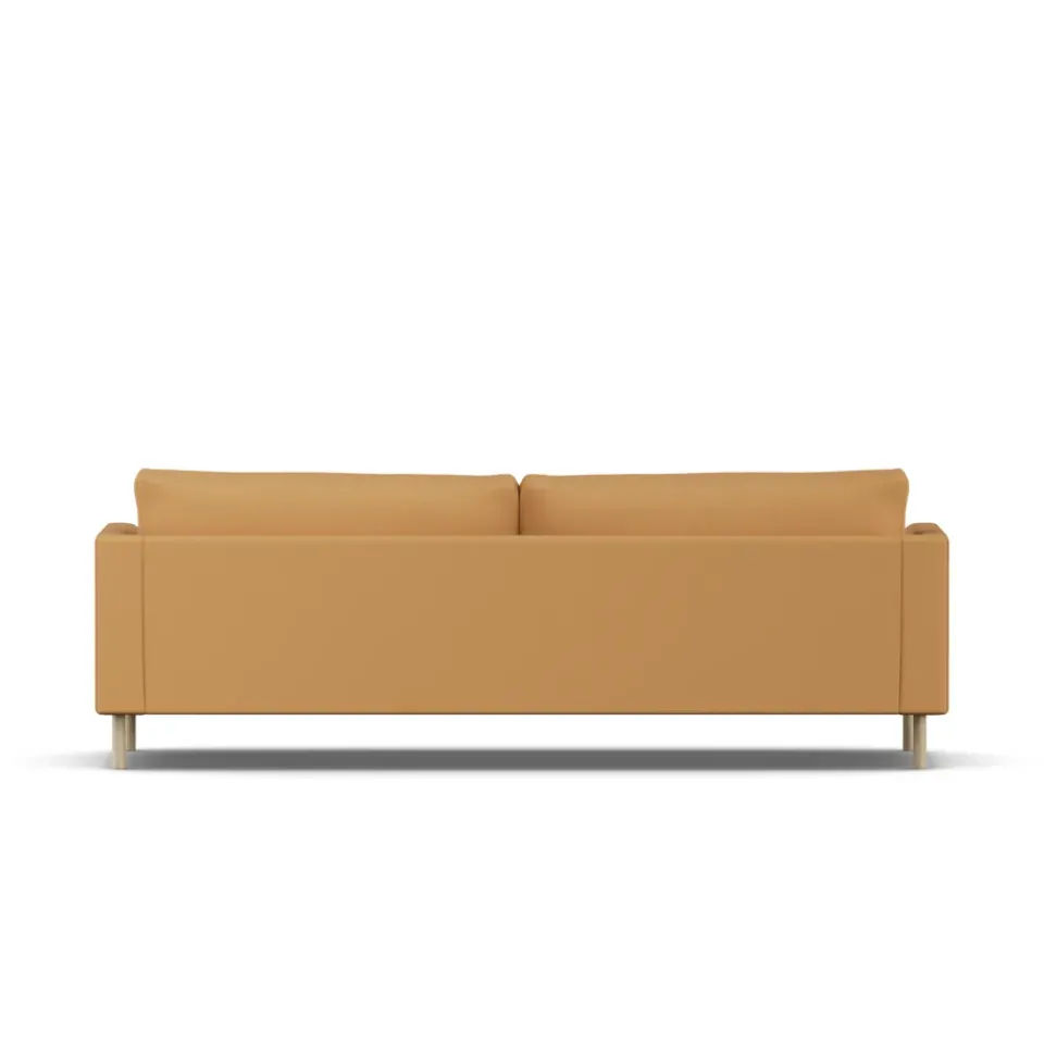 Online 1898 Bredhult sofa, Jump Honey 1959-white-oiled oak, 3-seater Yellow