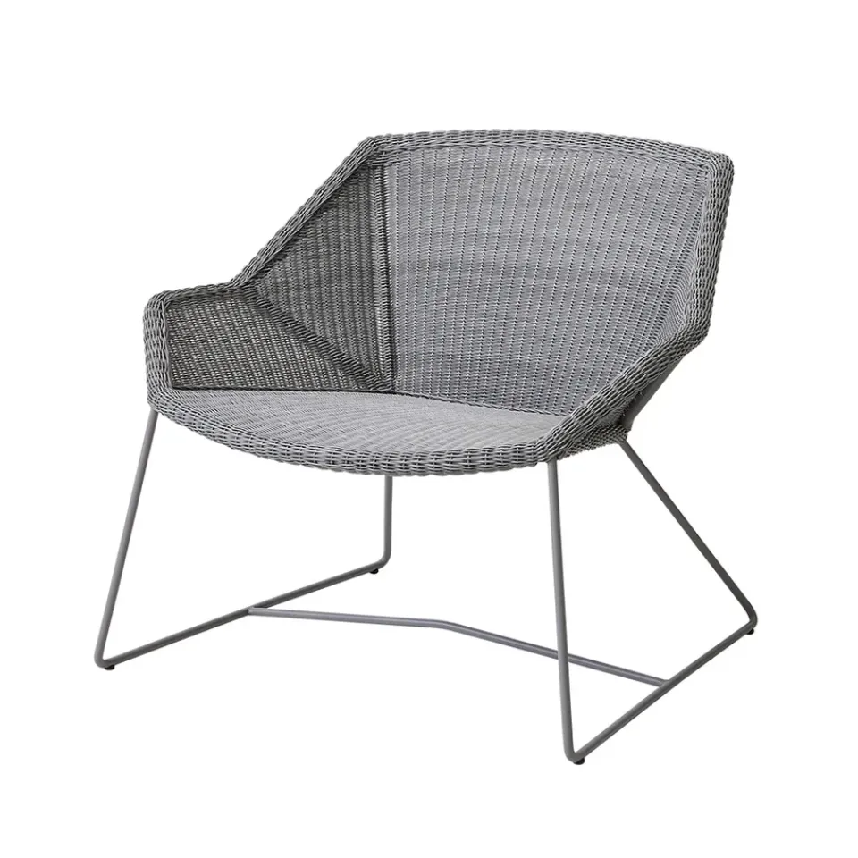 Sale Cane-line Breeze lounge armchair weave, Light Grey