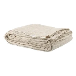 Scandi Living Breeze throw 160x260cm, Beige